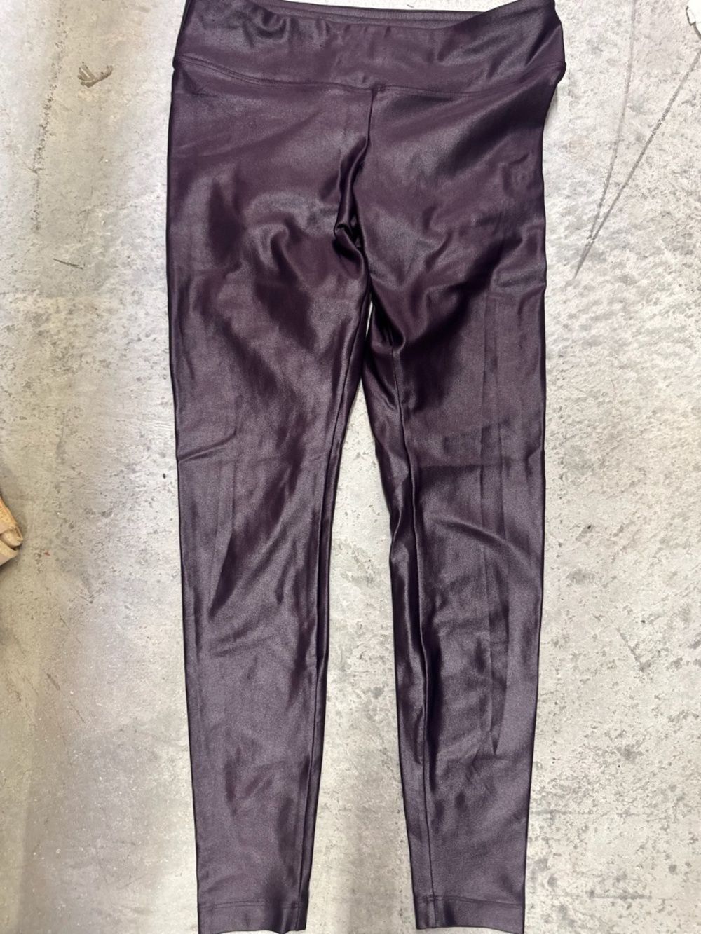 Purple Koral Metallic Leggings - Size Small LIKE NEW